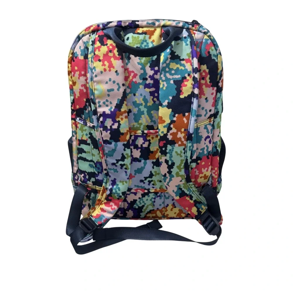 Vera Bradley Grand Laptop Backpack Womens OS Happy Blooms ReActive Excellent